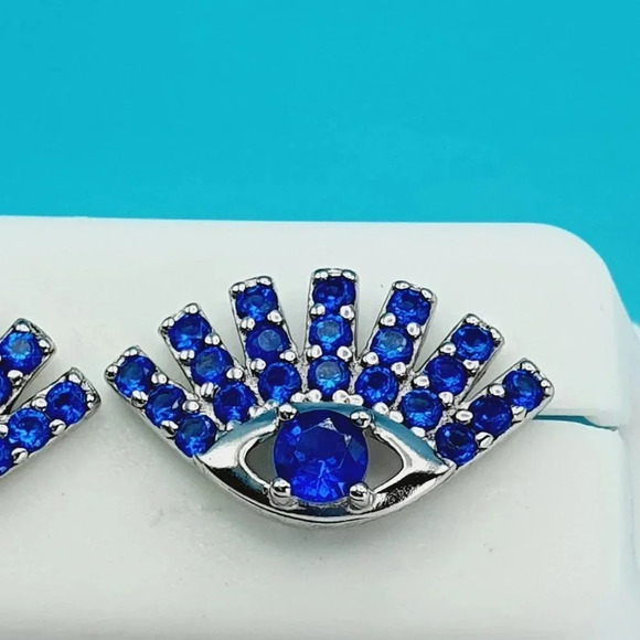 "925 Sterling Silver CZ Beautiful Earrings for Women, 1USPAR4199 - Picture 4 of 11